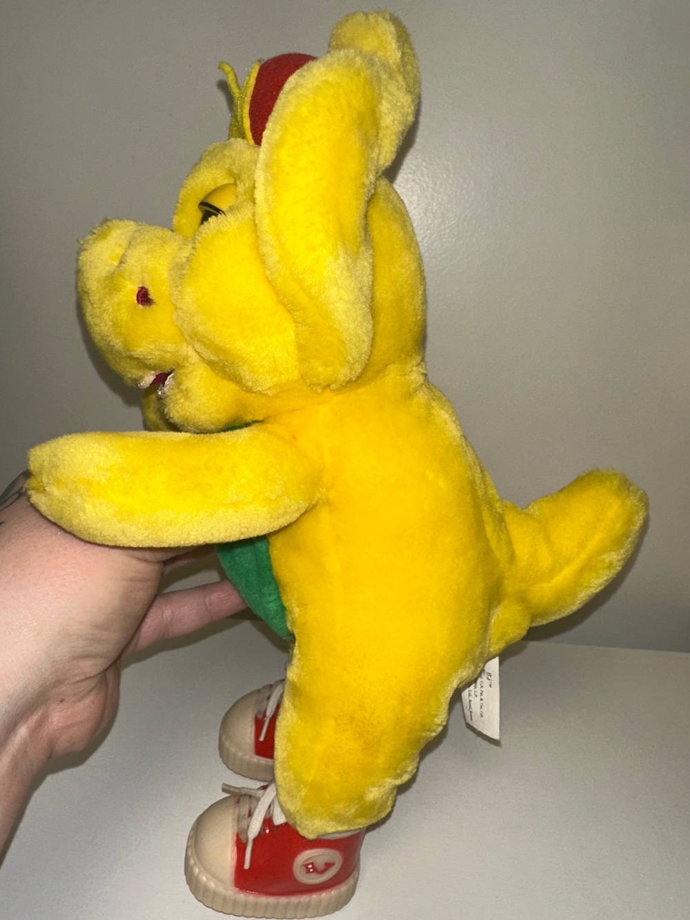 Vtg 90s BJ the Dinosaur of Barney 13” Plush Doll - Picture 6 of 10